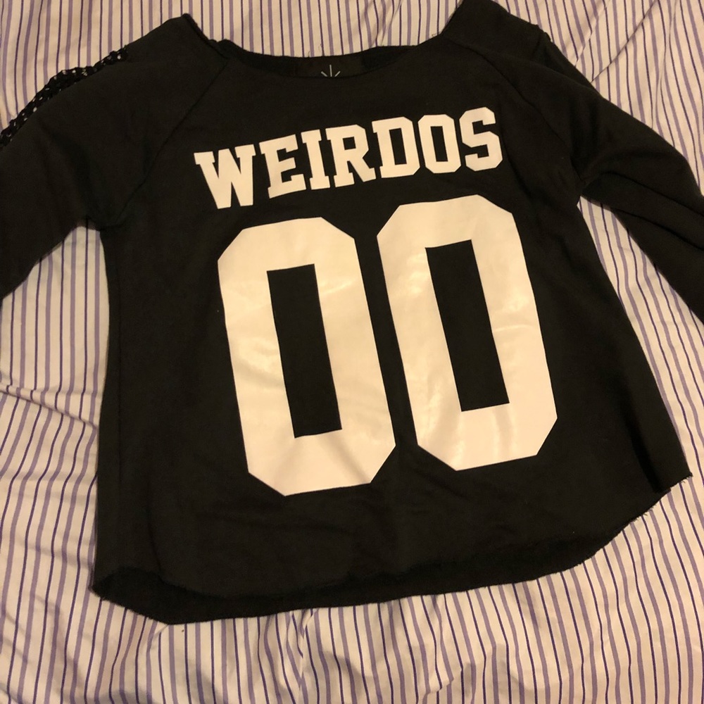 Black crop top